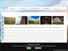 Tablet Screenshot of easyfrascati.com